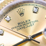 2025 Rolex Datejust 36 Champagne Diamond Dial Ref. 126233 A001414