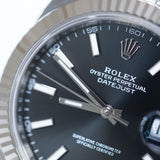2026 Rolex Datejust 41 Black Index Fluted Jubilee Ref. 126334 A001641