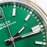 2023 Rolex Oyster Perpetual 36 Green Dial Ref. 126000