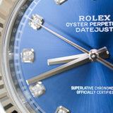 2024 Rolex Datejust 41 Blue Diamond Ref. 126334 A001258