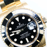 2019 Rolex Submariner Date Black Dial Yellow Gold Ref. 126618LN