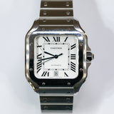 2022 Cartier Santos White Dial Ref. WSSA0018 A001553