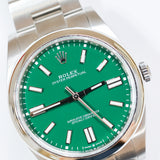 2023 Rolex Oyster Perpetual 41 Green Dial Ref. 124300 A001604