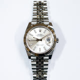 2026 Rolex Datejust 41 Silver Index Fluted Jubilee Ref. 126334 A001477