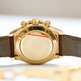 2005 Rolex Daytona White Dial Leather Strap Ref. 116518