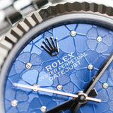 2023 Rolex Datejust 31 Floral Motif Dial Fluted Jubilee