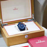 2025 Omega Seamaster Planet Ocean 600M GMT ‘Big Blue’ Ref. 215.92.46.22.03.001 45.5mm A001347