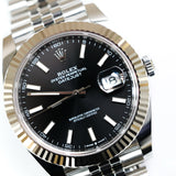 2026 Rolex Datejust 41 Black Index Fluted Jubilee Ref. 126334 A001641