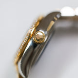 2015 Rolex Datejust 26 Champagne Meteorite Diamonds Dial Diamonds Bezel Jubilee 2T YG Ref. 179383 A001520