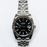 2024 Rolex Datejust 41 Black Dial Fluted Jubilee Ref.126334 A001396
