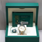 2024 Rolex Datejust 41 Champagne Diamonds Fluted Oyster Ref. 126333 A001459