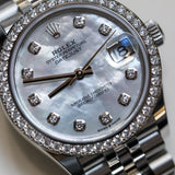 2025 Rolex Datejust 31 'MOP' Diamond Dial Diamonds Bezel Ref.278384RBR A000970