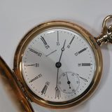 A.W.C.Co Waltham Pocket 14ct Yellow Gold 17 Jewel A001680