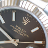 2023 Rolex Datejust 41 Chocolate Dial Fluted Oyster Two Tone RG