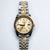 2025 Rolex Datejust 41 Champagne Diamonds Dial Fluted Jubilee Ref. 126333 A000797