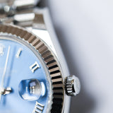 2025 Rolex Datejust 41 Azzuro Blue Dial Fluted Jubilee Ref. 126334 B00079