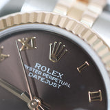 2016 Rolex Datejust 31 Chocolate Roman Dial Ref. 178271 A001668