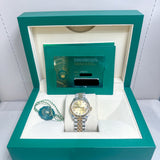 2023 Rolex Datejust 31 Champagne Diamonds Dial Fluted Jubilee Two Tone YG Ref. 278273 A001922
