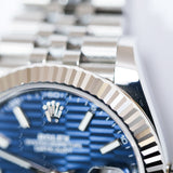 2023 Rolex Datejust 41 Motif Blue Dial Ref. 126334
