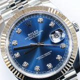 2020 Rolex Datejust 41 Blue Diamonds Dial Ref. 126334