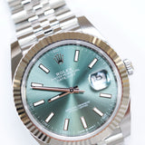 2025 Rolex Datejust 41 Mint Green  Dial Ref. 126334 A001001