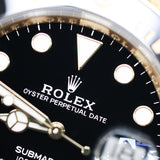 2019 Rolex Submariner Date Black Dial Yellow Gold Ref. 126618LN
