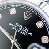 2026 Rolex Datejust 41 Black Diamonds Dial Fluted Jubilee Ref. 126334 A001501
