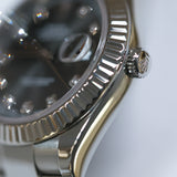 2017 Rolex Datejust II 41 Slate Diamonds Dial Fluted Oyster Ref. 116334 A001567