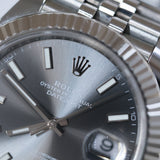 2024 Rolex Datejust 41 Slate Dial Fluted Jubilee Ref. 126334 A001877