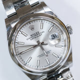 2021 Rolex Datejust 36 Silver Dial Ref. 126200 A001596