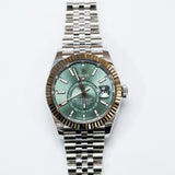 2025 Rolex Sky- Dweller Mint Green Dial Fluted Jubilee Ref. 336934 A1001064
