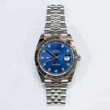 2025 Rolex Datejust 41 Blue Diamond Dial Ref. 126334