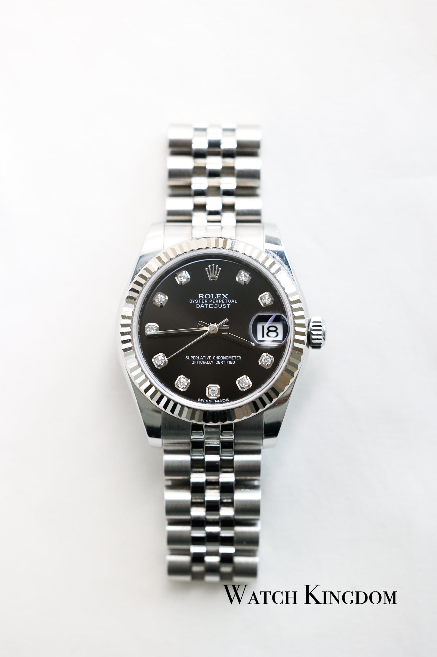 2015 Rolex Datejust 31 Black Diamonds Dial