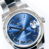 2024 Datejust 31mm Blue Roman Dial Ref. 278240