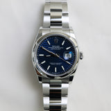 2023 Rolex Datejust 36 Blue Motif Dial