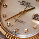 2020 Rolex Datejust 41 MOP Diamonds Dial Two Tone YG Ref. 126333 B00314