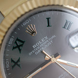 2025 Rolex Datejust 41 Fluted Oyster Two Tone YG "Wimbledon" Ref. 126333 A001924