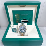 2025 Rolex Datejust 41 Fluted Oyster Two Tone YG "Wimbledon" Ref. 126333 A001924