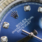 2023 Rolex Datejust 36 Blue Diamonds Dial Fluted Jubilee