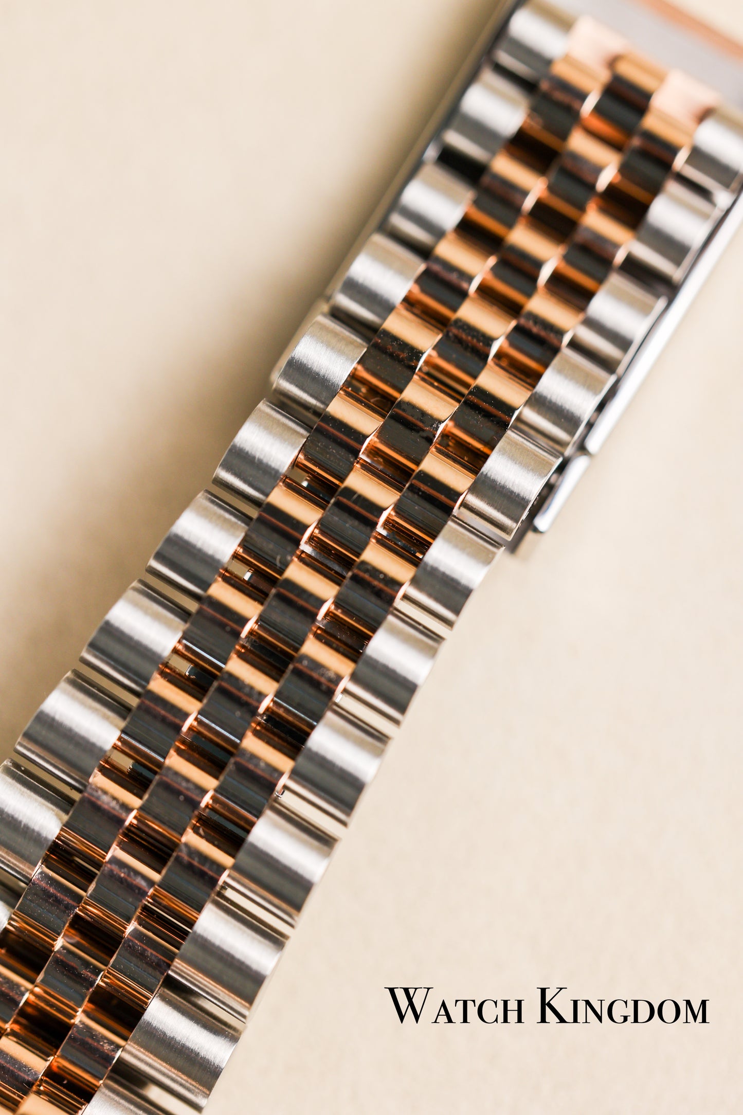 2022 Rolex Datejust 36 Silver Motif Dial Fluted Jubilee Two Tone Rose Gold