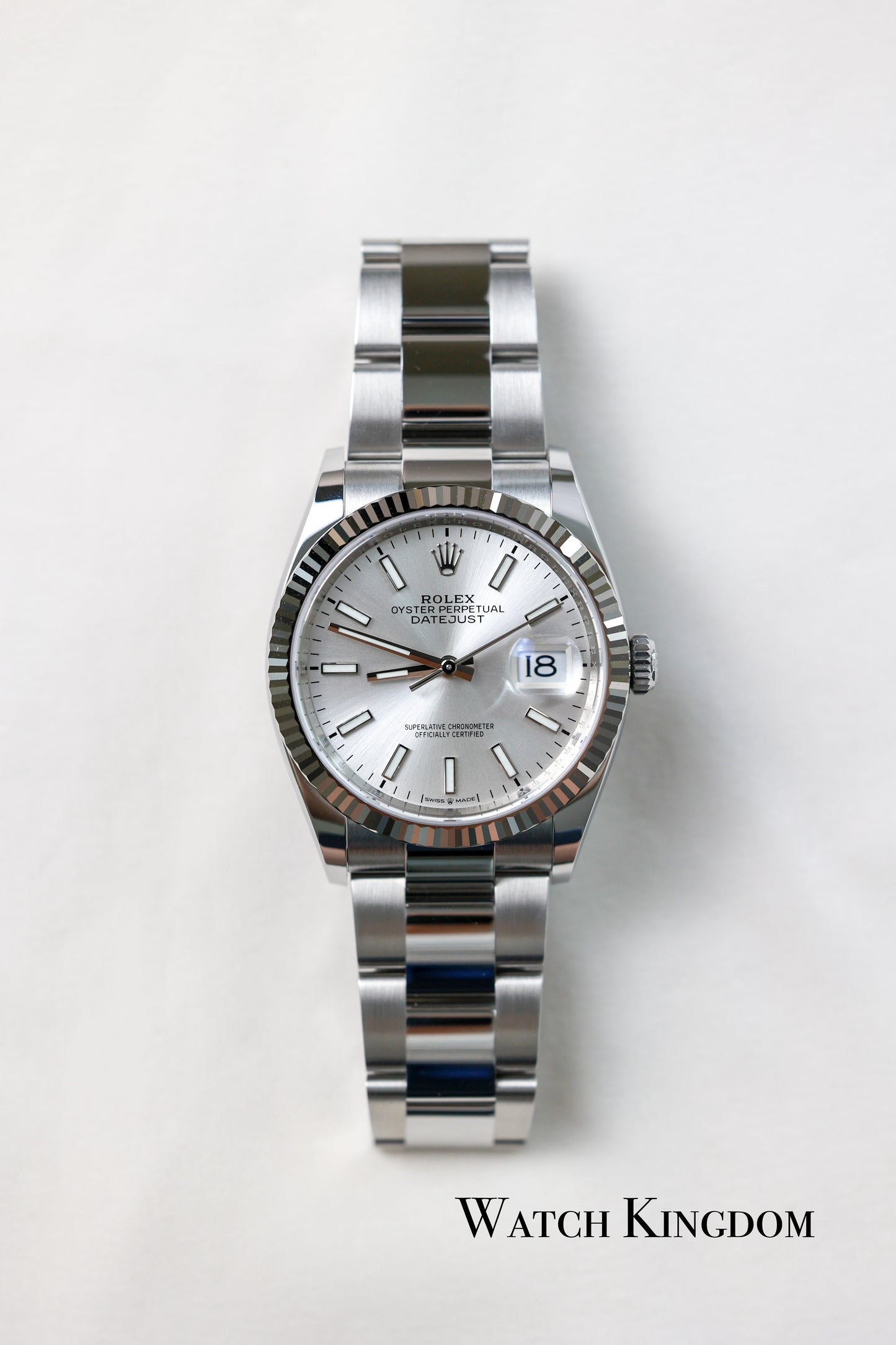 2023 Rolex Datejust 36 Silver Dial Fluted Oyster