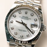 2023 Rolex Datejust 36 MOP Dial Fluted Jubilee