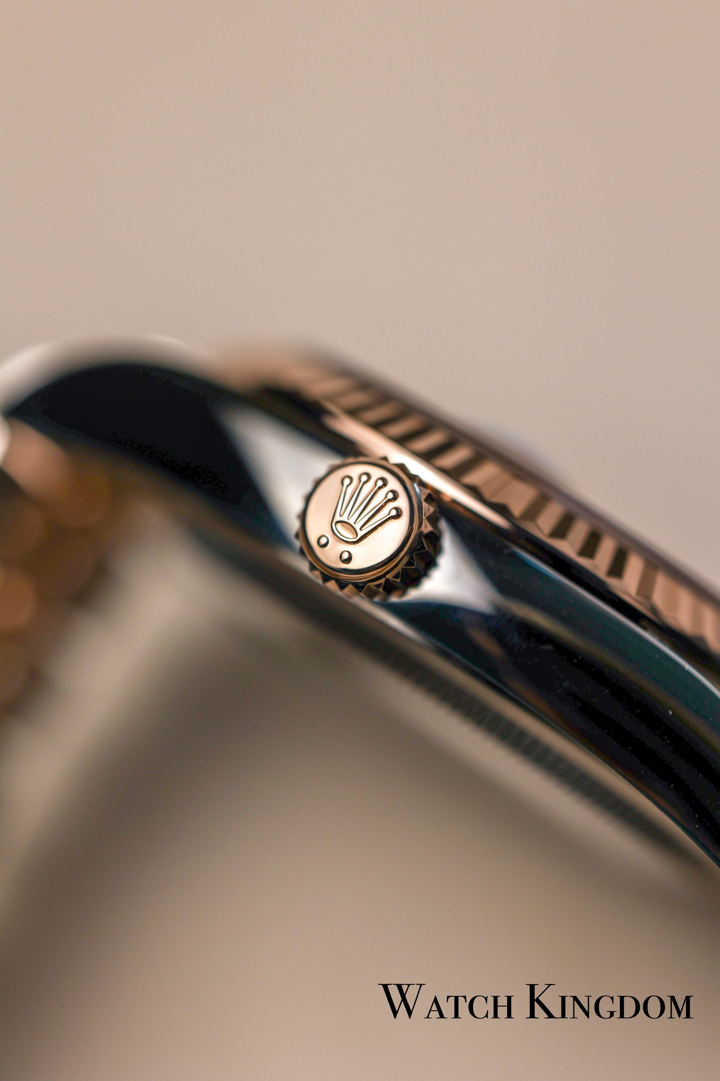 2023 Rolex Datejust 36 Rose Color Dial Fluted Jubilee Two Tone Rose Gold