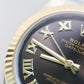 2024 Rolex Datejust 31 Dark Grey Dial Fluted Jubilee Two Tone YG