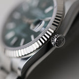 2024 Rolex Datejust 36 Green Dial Fluted Oyster