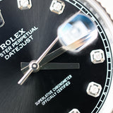 2023 Rolex Datejust 41 Black Diamonds Dial Fluted Jubilee Ref.126334