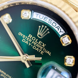 2024 Rolex Daydate 36 Green Dial 128238