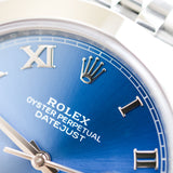 2024 Rolex Datejust 41 Blue Dial Smooth Bezel Jubilee