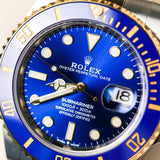 2023 Rolex Blue Submariner Two Tone Yellow Gold