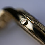 2023 Rolex Daydate 40 Black Diamonds Dial Yellow Gold